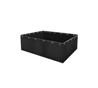 Tanque plegable de PVC para estanque, piscina de almacenamiento de agua sobre el suelo para acuicultura e hidroponía, ideal para uso en jardín, diseño duradero y portátil