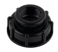 Tapa adaptador hembra diseñada para tanques IBC con rosca S60x6 y soporte de conexión de tubo de 1/2 3/4 1 pulgada (1)