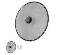 Tapa anti salpicaduras sarten acero ø 30 cm. negro.