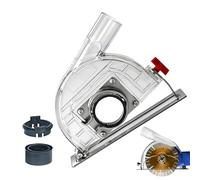 Tapa antipolvo amoladora angular escudo protector cubierta | Accesorio recogedor de polvo amoladora angular para hormigón, hormigón, mármol, granito, piedra, taller, indus