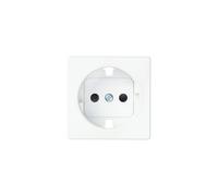 Tapa base enchufe 2p blanco mate