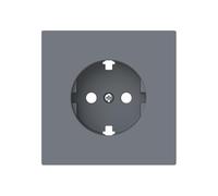 Tapa base enchufeNIESSEN 8988 GRserie AlbaGris mate