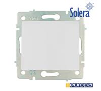 Tapa ciega de empotrar blanco 83x81mm s.europa solera