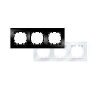 Tapa ciega - módulo negro para cerramiento de puntos eléctricos, material duradero, fácil instalación, diseño moderno y discreto.