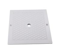 Tapa cuadrada de repuesto SPX1082 de 10 pulgadas, color blanco | Esta tapa cuadrada evita que entren en tu skimmer de piscina enterrada para mantener el agua limpia.