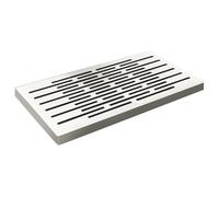 Tapa de alcantarilla empotrada de Acero Inoxidable, Tapa de inspección de Metal Duradera con Orificio para Tirar para Patio, Entrada de vehículos, pavimento - Acceso a la Cuenca de Aguas Res