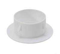 Tapa de apertura de pared para sistemas de aire acondicionado y fontanería, tapa decorativa ventilada para tubos de 40-100 mm, diseño de rejilla desmontable (60 mm)