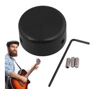 Tapa de clavo para pie de guitarra, perilla potenciómetro de aleación de