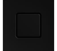 Tapa de desagüe KALDEWEI KA120, para CONOFLAT, esmaltada, 687772572676, Color: Negro mate 100 con Secure Plus