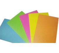 Tapa de encuadernar yosan carton gofrado fluor a4 0,9 mm azul caja de