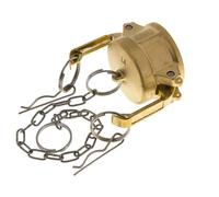 Tapa de extremo de acoplamiento de latón Camlock DN 40 (1 1/2'') Tipo DC MIL-C-27487