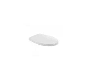 Tapa de inodoro de duroplast con juego de fijación y acabado blanco para un baño moderno y funcional CETUS 48 de Unisan - Amortiguadora (soft close)