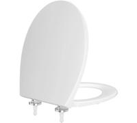 Tapa de inodoro en forma de O, inodoro con freno de caída, pieza ajustable, liberación rápida, asiento de inodoro con clip.