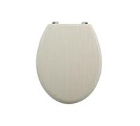 Tapa de inodoro MSV MDF con bisagras de acero inoxidable
