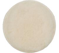 Tapa de lana para lijadoras excéntricas, 160 mm, con cierre de velcro, paquete de 2 unidades
