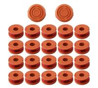 Tapa de línea de carrete de repuesto para Worx WA0010 WA6531, paquete de 20 repuestos de cuerda de nailon de 10 pies 0.065 pulgadas compatibles con corte de césped WG154 WG163 WG180