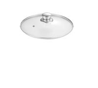 Tapa De Olla De Vidrio Templado De Acero Inoxidable, Cubierta Redonda Antiescaldado For Sartén, Perilla De 16-34cm, Cubierta De Olla Visible, Accesorios De Cocina(26cm)