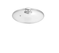 Tapa De Olla De Vidrio Templado De Acero Inoxidable, Cubierta Redonda Antiescaldado For Sartén, Perilla De 16-34cm, Cubierta De Olla Visible, Accesorios De Cocina(32cm)
