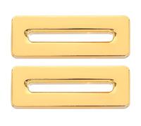 Tapa de Orificio del Lavabo Rebosadero Lavabo Dorado, 2 Piezas | Aleación de Zinc, Anillo Embellecedor del Fregadero, Inserción de Desbordamiento, para Wash Basins