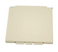 Tapa de repuesto para enchufe exterior CEE, enchufe empotrado para caravana, autocaravana, beige cuadrado