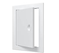Tapa de Revisión 300 x 300 mm 30 x 30 cm Blanca Puerta de Revisión Revisión para Construcción en Seco Puerta de Mantenimiento Tapa de Servicio para Inspección y Cobertura de ABS Plástico Tapa de