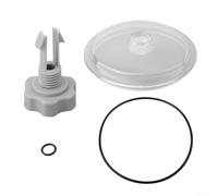 Tapa de trampa para hojas de piscina con junta tórica y válvula para bomba de filtro de arena Intex de 12 pulgadas SF80110-1, construcción de goma de plástico para actualización de filtración