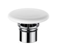 Tapa de válvula cerámica KEUCO para conjunto de desagüe y rebosadero CLOU, blanco, 59990310000