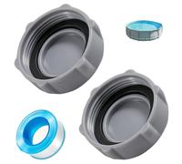 Tapa de Válvula de Drenaje de Piscina,2 Piezas Cubiertas de Repuesto | Tapa Drenaje Recambio Antifugas,Accesorios de Piscina,Compatible con Bestway P6H1158,para P01006