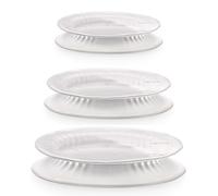 Tapa extensible, juego de 3 piezas, transparente, silicio, Lékué