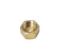 Tapa macho de latón Adaptador de conector acoplador hilo femenino macho, cabeza hexagonal tubo latón, tapón extremo cobre, 1/8 ", 1/4", 3/8, 1/2", 3/4"(Female Plug,1/8")