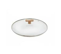 Tapa para cazo 20 cm, con mango de madera, vidrio, de Buyer