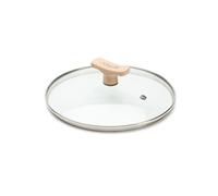 Tapa para cazo 20 cm, vidrio, pomo de madera, de Buyer