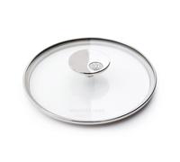Tapa para cazo de vidrio con asa de acero inoxidable O 18 cm MAUVIEL