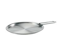 Tapa para cazo EVA TRIO 24 cm, plana, con asa, vidrio, Eva Solo
