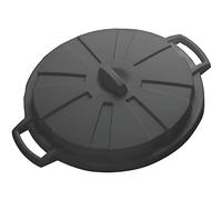 Tapa para cubo de basura de comunidad. 80 litros. color negro. mondex