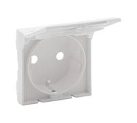 Tapa para Enchufe con tapaSchuko 2P+T Legrand 864121serie Niloe Step Blanco Mate