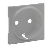Tapa para Enchufe Schuko 2P+T Legrand 864320 serie Niloe Step Aluminio