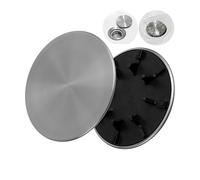 Tapa para Fregadero, Ø 115 mm, Compatible con Blanco, Franke, cestas de colador estándar, Tapa de Acero Inoxidable con subestructura de plástico, Tapa para Fregadero de Cocina Sistema de desagüe