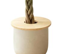 Tapa para Macetas Protector De Macetero Con Rejilla Divisoria De Madera
