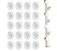 Tapa para Tubería de Torre Hidropónica 20 Piezas de Componentes Protectores | Kit Separador Para Plantas para Jardinería Hogareña en Interior y Exterior