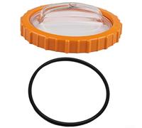 Tapa prefiltro con tuerca P07018 y junta tórica P6563, bomba de filtro de arena 58486/58497/58499 (modelo año 2023+), repuesto para tapa P07019, ABS resistente, naranja