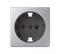 Tapa serie 82 enchufe Schuko cargador doble USB Concept, 1 x 4 x 4 centímetros, color blanco mate (referencia: 8200049-090)