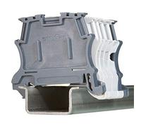 Tapa terminal para Borna Viking3 con tornillos, 1 entrada/1 salida, paso 5, 6, 8, 10, color gris, 6 x 17,3 x 12,1 centímetros (referencia: Legrand 37550)