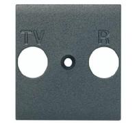 Tapa TV-R Bticino L4204 LivingLight2 modulos Antracita