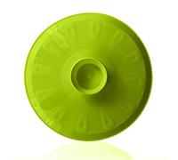 Tapa volteatortillas 26cm, tapa para sartén y para voltear tortilla de patatas, giratortillas de plastico para microondas, frigorífico, congelador, tapa girar tortilla (29cm, Verde)
