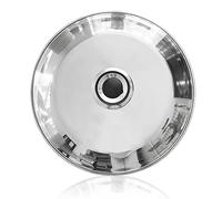 Tapa volteatortillas de acero inoxidable, tapa para sartén o para tortillas, ideal para dar la vuelta a tortillas, tapadera cocina de acero inoxidable, tapa para ollas o para tapar platos (28 CM)