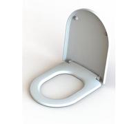 Tapa wc genérica compatible con Gala Marina con fijación de bisagras verticales color blanco