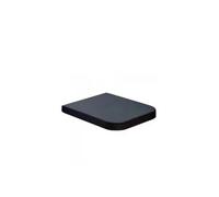 Tapa y asiento de inodoro duroplast color negro resistente y elegante Advance de Unisan - Amortiguadora (soft close)