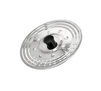 Oryx Hogar Tapadera multiusos acero inoxidable Ø 21 cm Tapa anti salpicaduras y escurridor