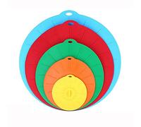 Tapas de Silicona, reutilizables Cubiertas para tazones de silicona succión para cuencos, ollas, tazas y cubiertas para alimentos de microondas Combo, aprobado por la FDA
